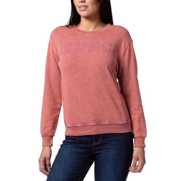 Jordache crewneck bleached sweater size XL - Picture 1 of 7